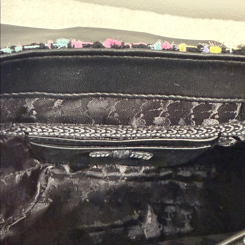 NWOT Karl Lagerfeld Paris Agyness Tweed Crossbody Bag - Picture 3 of 8